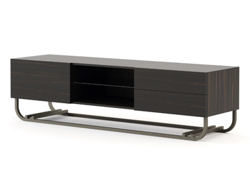 HIS - Wood veneer TV cabinet with doors by Stylish Club - view 2